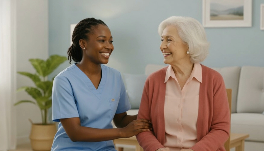 Care Staff — daily action card