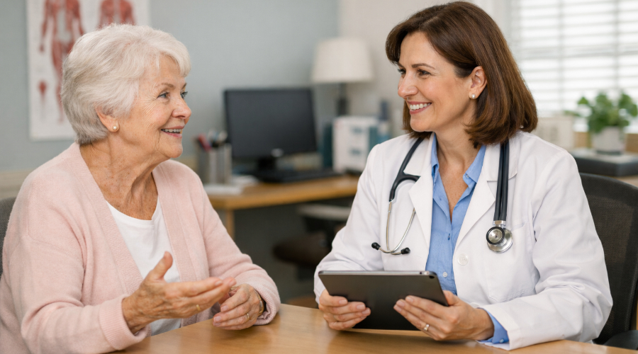 Clinician — review view